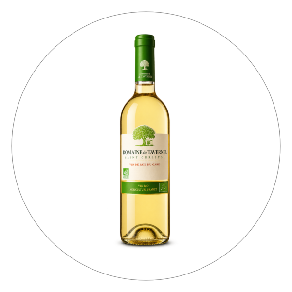35. Domaine de Tavernel Wit Vin de Pays du Gard 75cl.